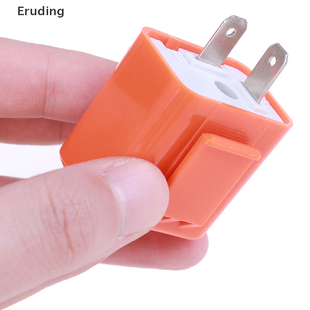 Rơ Le Đèn LED Tín Hiệu Xi Nhan 1x 2-Pin 12V Có Thể Điều Chỉnh Tốc Độ Cho Xe Máy