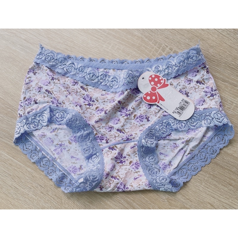 Quần lót Nữ Su Hoa điều hoà phối ren Rất mát , Quần lót Thun Lạnh viền ren Dễ thương