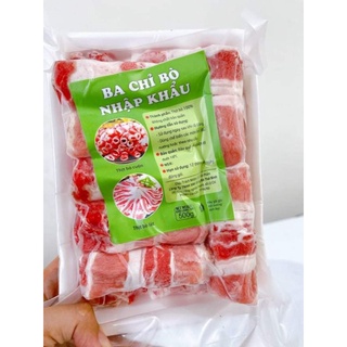 HCM Ba chỉ bò Mỹ cuộn 500g