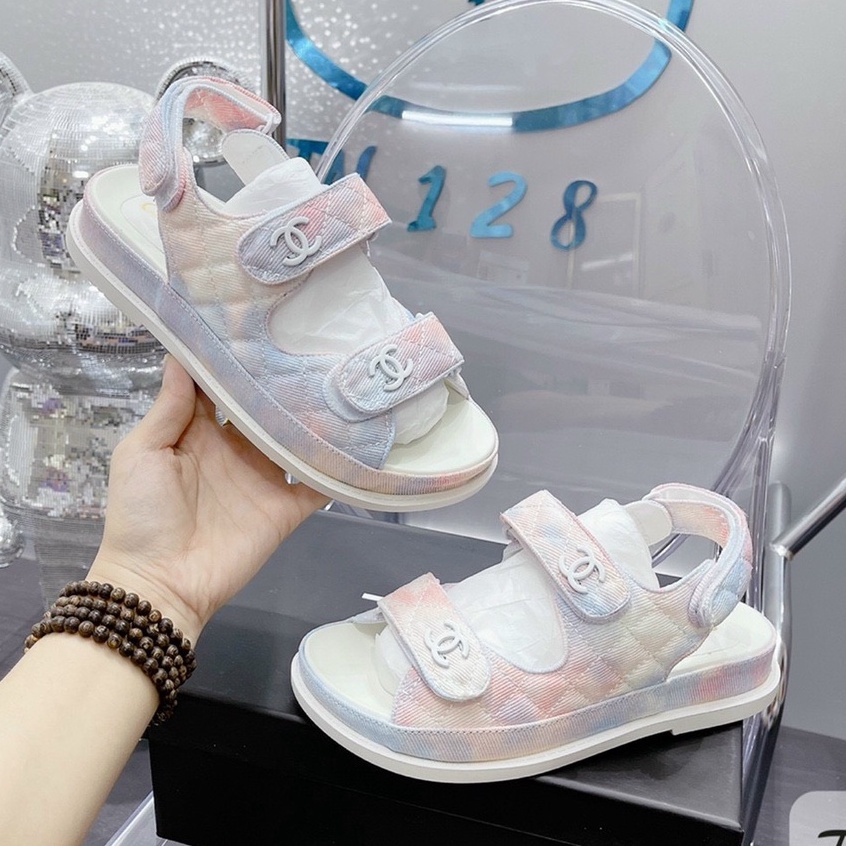 Dép Sandal Chaneo SC QC Hàng Hộp Cao 3cm Đế Dày Thời Trang Hot Trend TRINH LÊ SHOP GIÀY DÉP HBT98