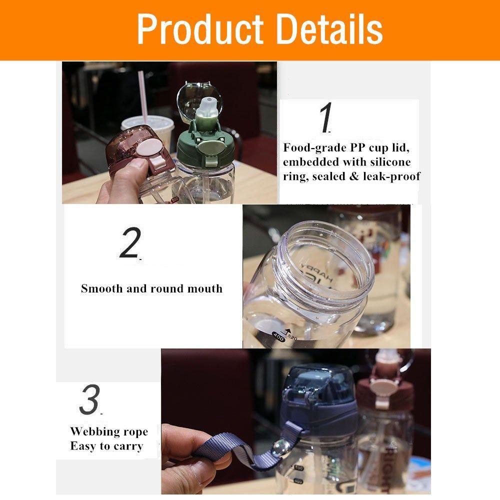 Bình Nước Thể Thao Dung Tích 550ml Tiện Dụng