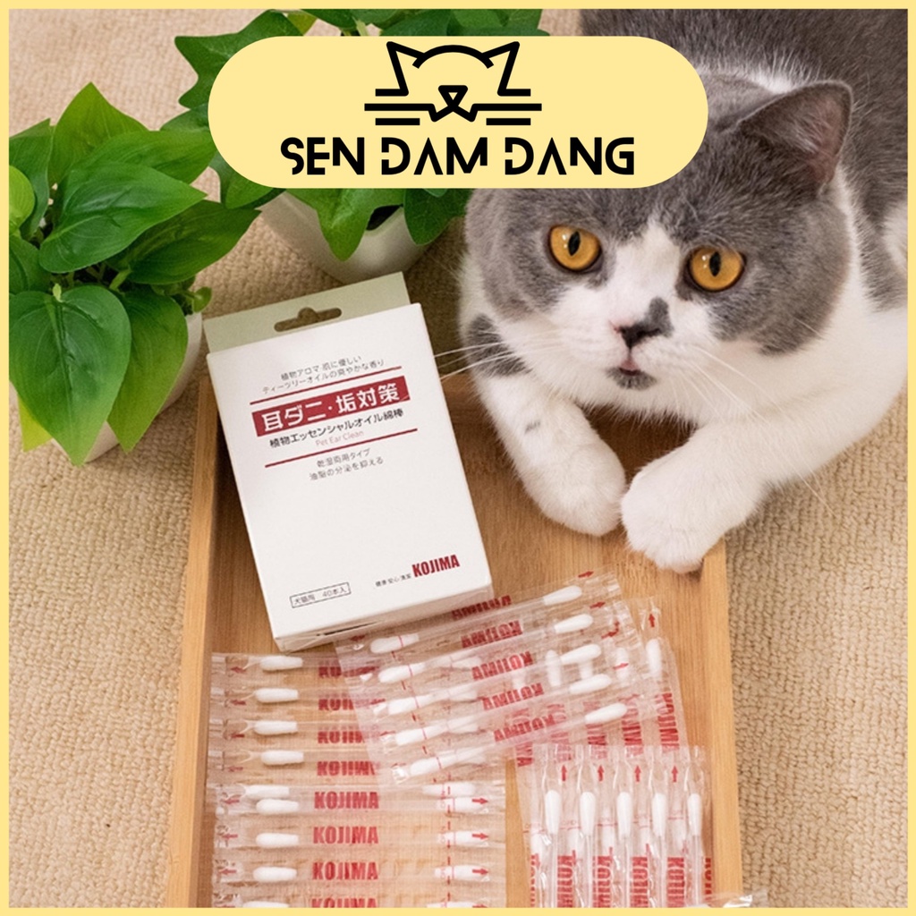Bông Tăm Vệ Sinh Tai Kojima Cho Chó Mèo