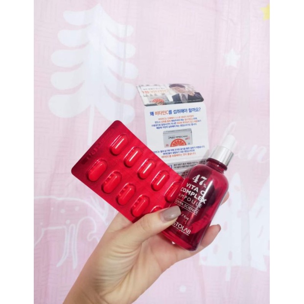 Viên vitaminC tăng đề kháng mờ thâm nám