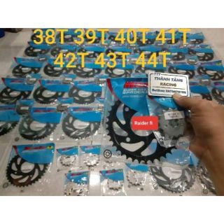 Nhông và Dĩa RAIDER FI/SATRIA FI RAIDER XĂNG CƠ 38T 39T 40T 41T 42T 43T 44T MADE IN THAILAN