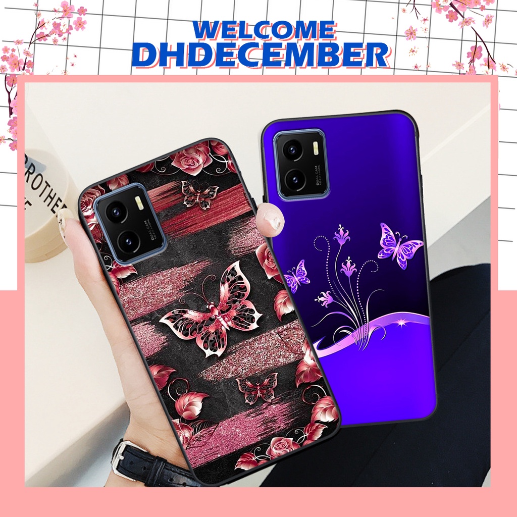 Ốp lưng Vivo Y15S in hình hoa tinh tế , mới mẻ DH DECEMBER