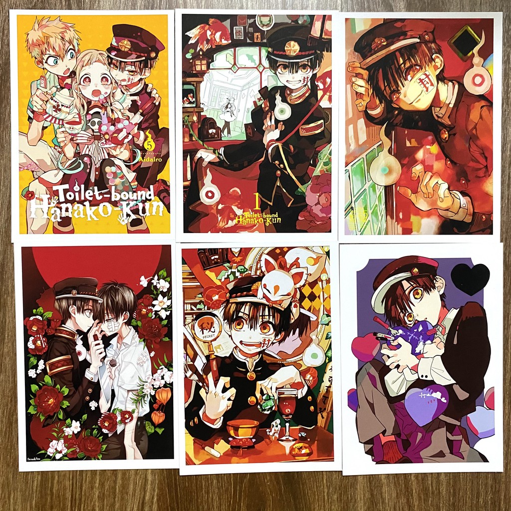 Bộ 20 tấm postcard Jibaku Shounen Hanako-kun - Toilet-bound Hanako-kun