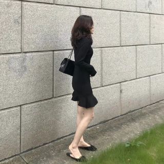 Đầm suông đuôi cá đen bigsize đẹp