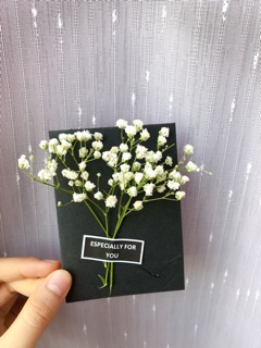 Thiệp hoa handmade