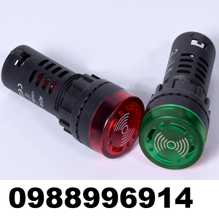 Đèn báo pha có còi báo D22