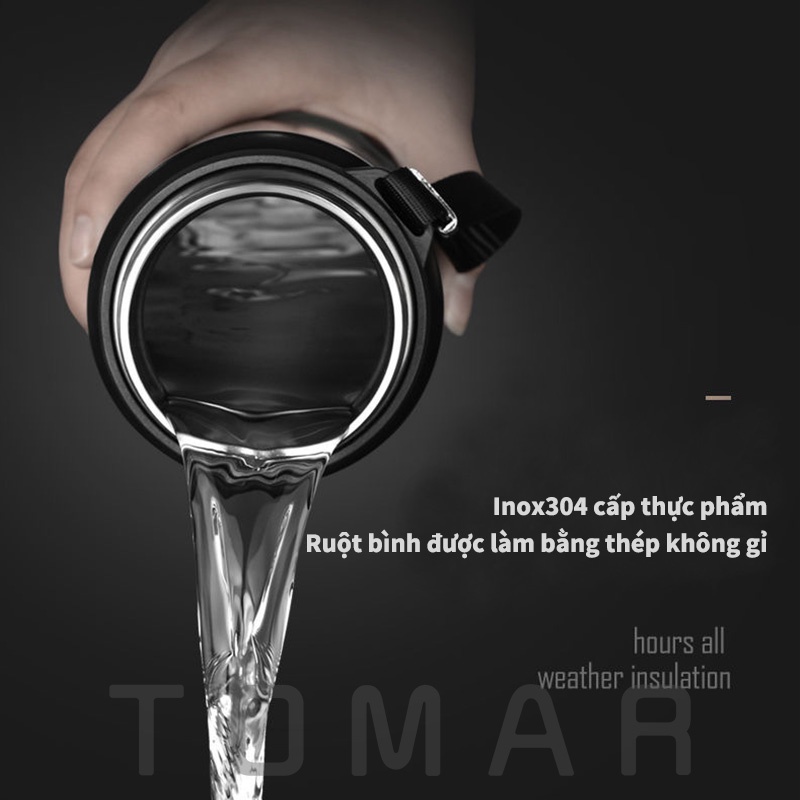 Bình giữ nhiệt bằng thép không gỉ dung tích lớn 420-1800ml
