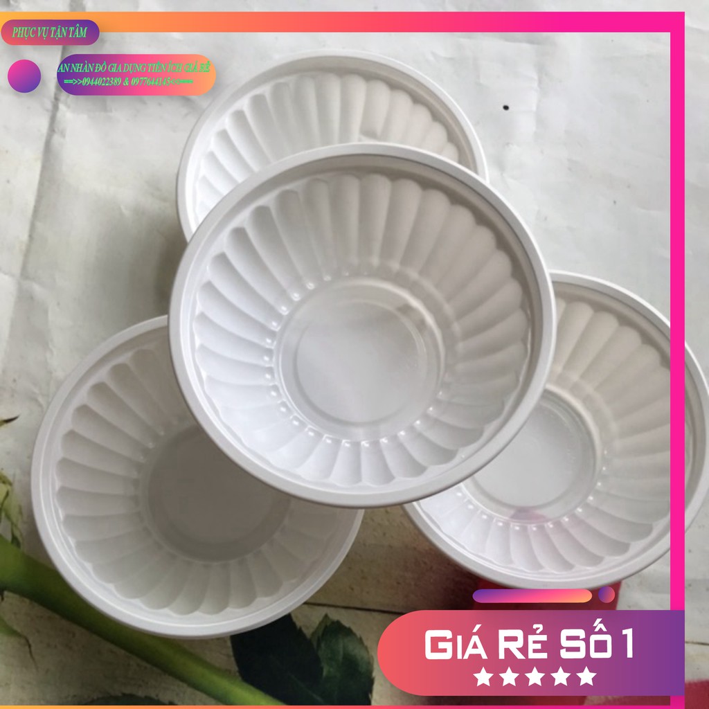 RẺ VÔ ĐỊCH 50 Bát dùng 1 lần 12cm