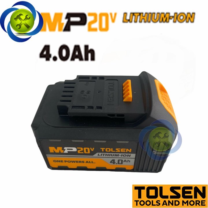 Pin 20V 4.0Ah Tolsen 87474 (tương thích với tất cả các công cụ không dây TOLSEN MP20V)