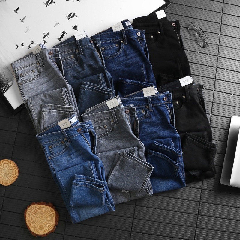 Quần jean nam cao cấp thời trang 2021-jean co giãn-form slimfit