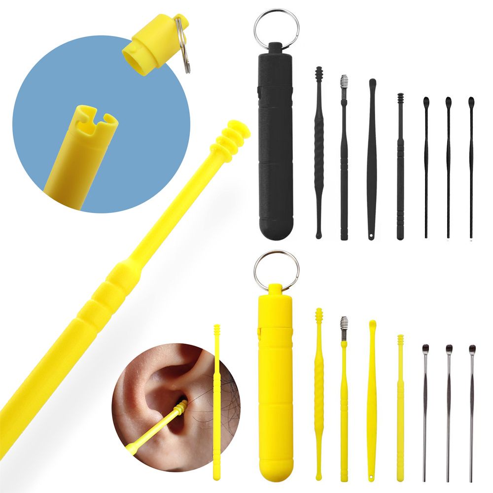 Dụng Cụ Lấy Ráy Tai Hai Đầu Nhỏ Gọn Đa Màu Sắc