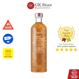 Nước Cân Bằng Da Giữ Ẩm Chuyên Sâu - Fresh Rose Deep Hyration Facial Toner 250ml