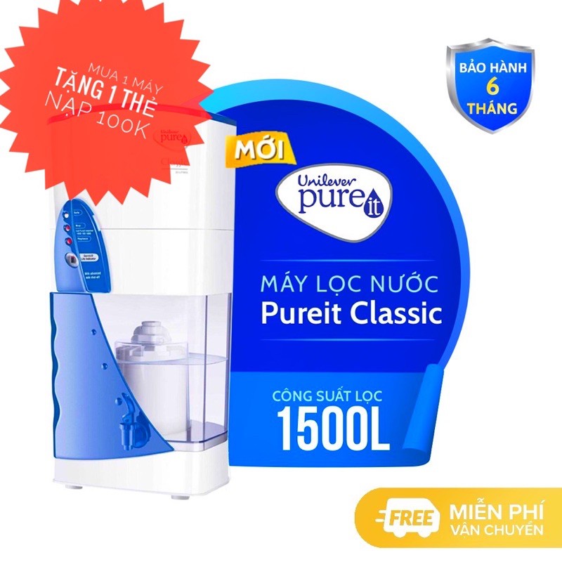 [RẺ VÔ ĐỊCH]Máy Lọc Nước Unilever Pureit 9 Lít