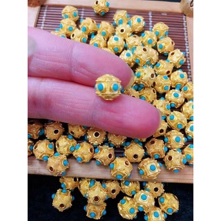 Charm vàng mix vòng phong thủy