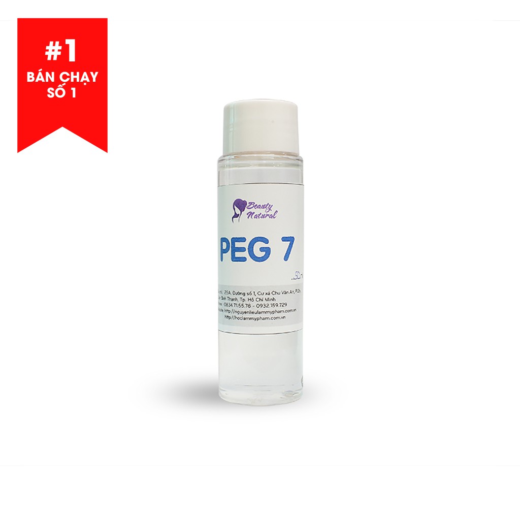 Peg 7 Glycerin Cocoate 50ml - Chất làm mềm dưỡng ẩm, nguyên liệu mỹ phẩm