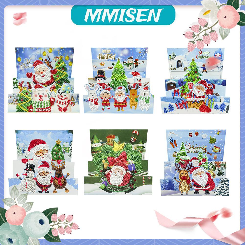 Thiệp Giáng Sinh Kim Cương 5d