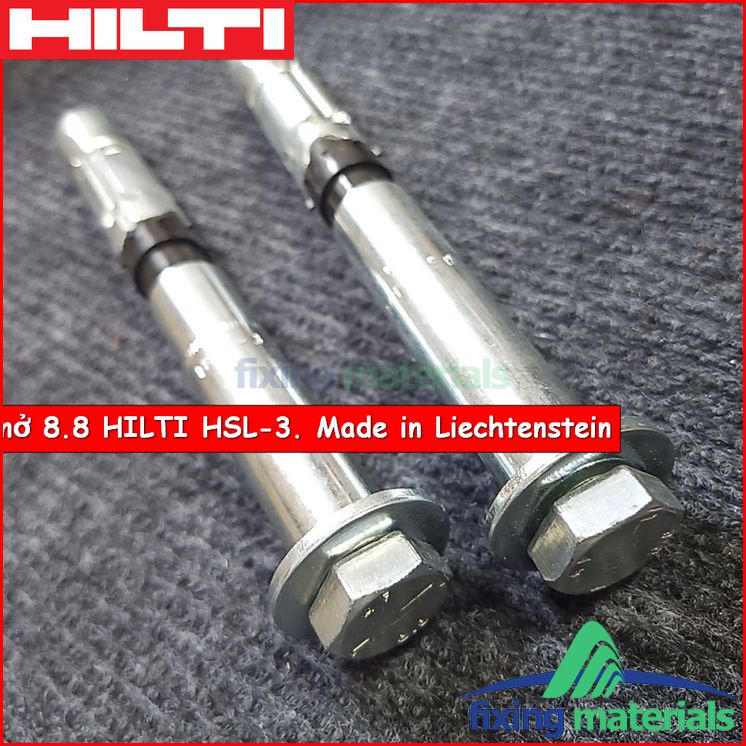 Bulong nở 8.8 HILTI HSL-3 Heavy duty. Made in Liechtenstein (Thanh lý M12, M16)