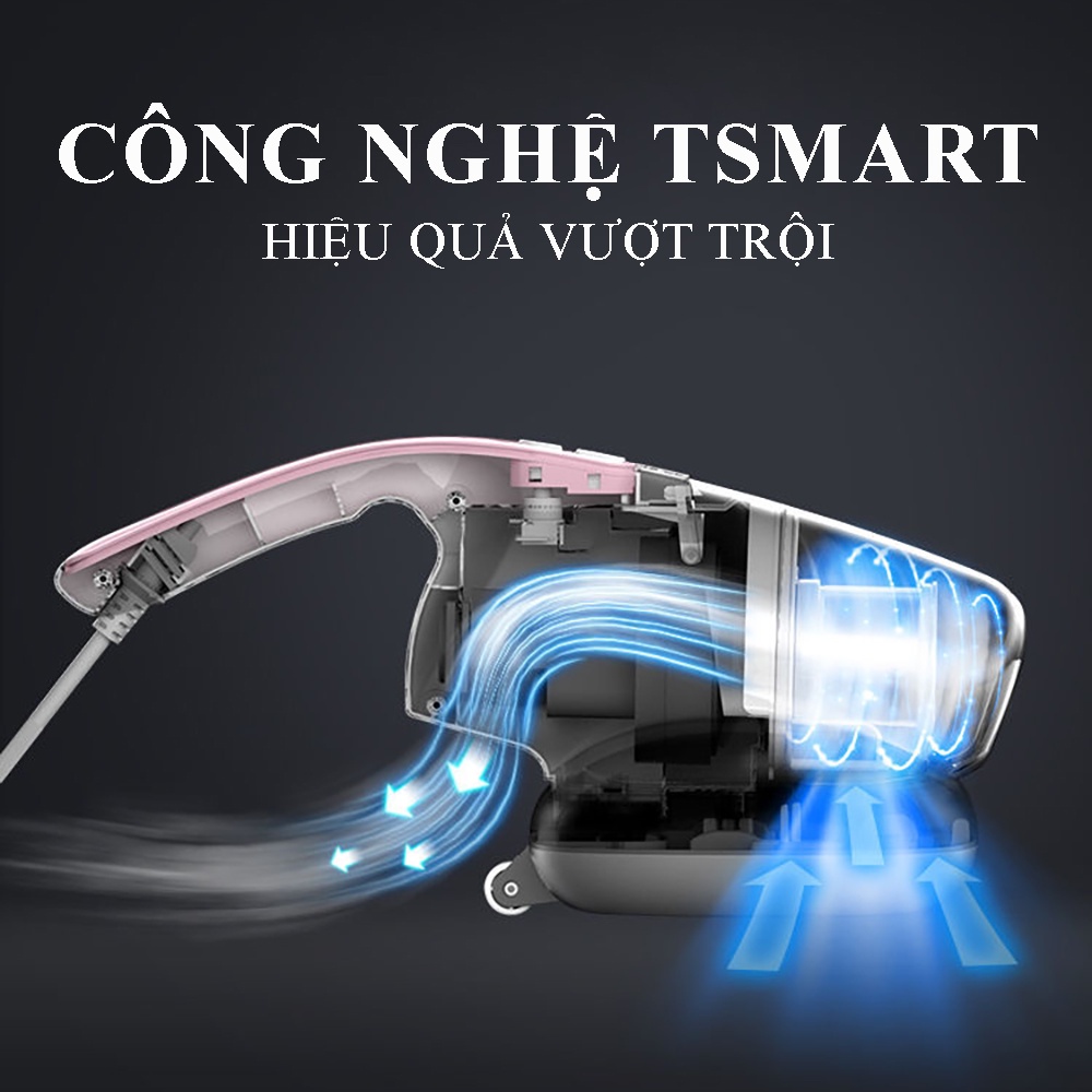 Máy hút bụi Haier hút bụi, vi khuẩn giường nệm SIÊU SẠCH 98% cầm tay diệt khuẩn bằng tia UV an toàn