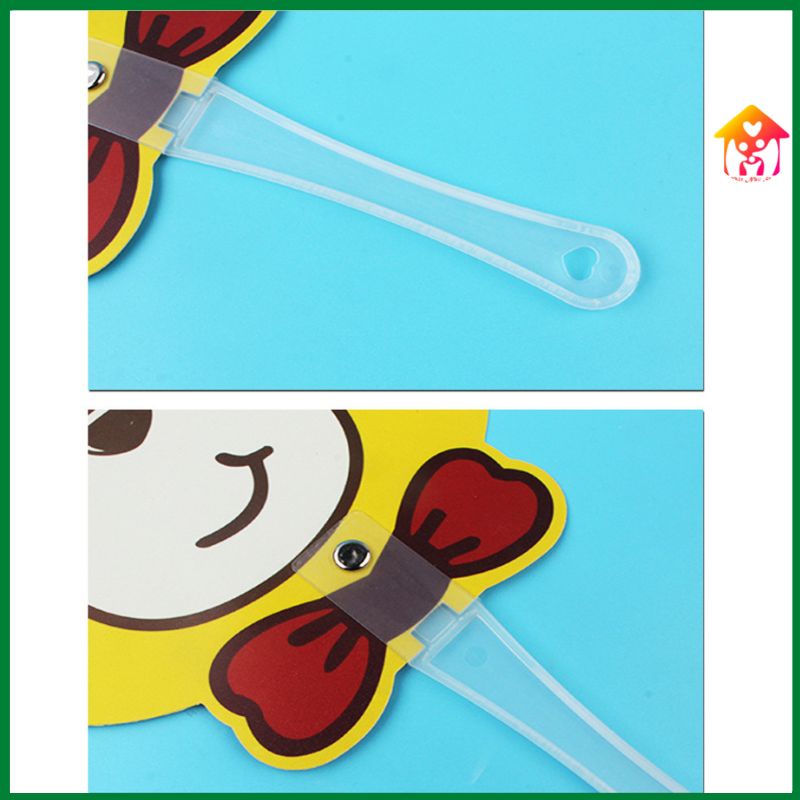 Quạt Nhựa Cầm Tay Size 26*17cm- Quạt Cầm Tay Họa Tiết Hoạt Hình Siêu Đẹp