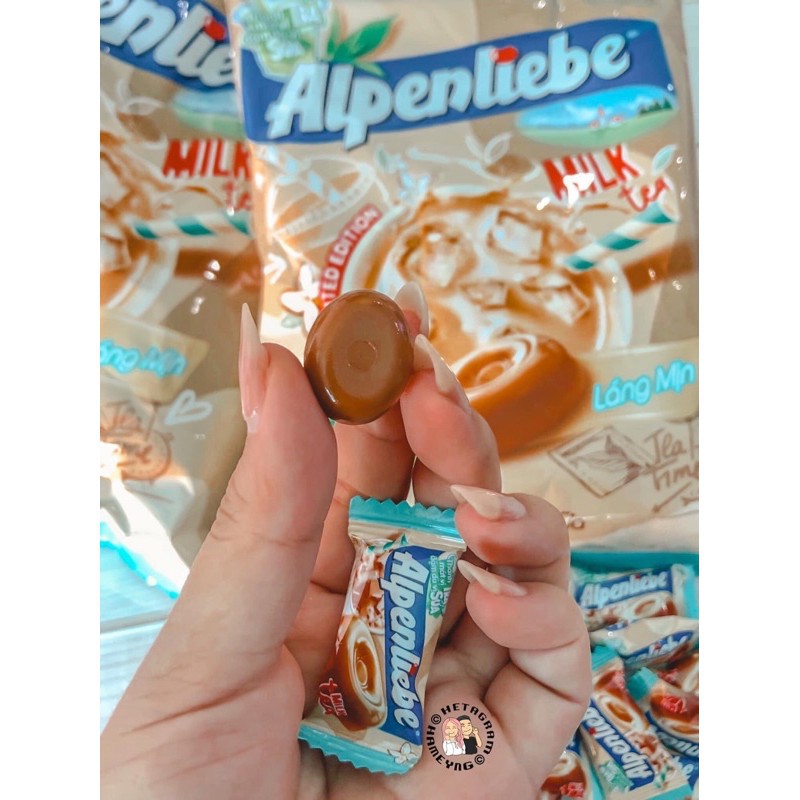 Gói Kẹo Alpenliebe Vị Hồng Trà Sữa (Gói 110 Viên)