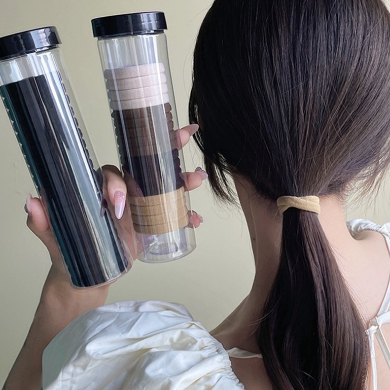 Dây Buộc Tóc Co Giãn Cao Không Đau Màu Sắc Ngọt Ngào Thời Trang Mùa Hè