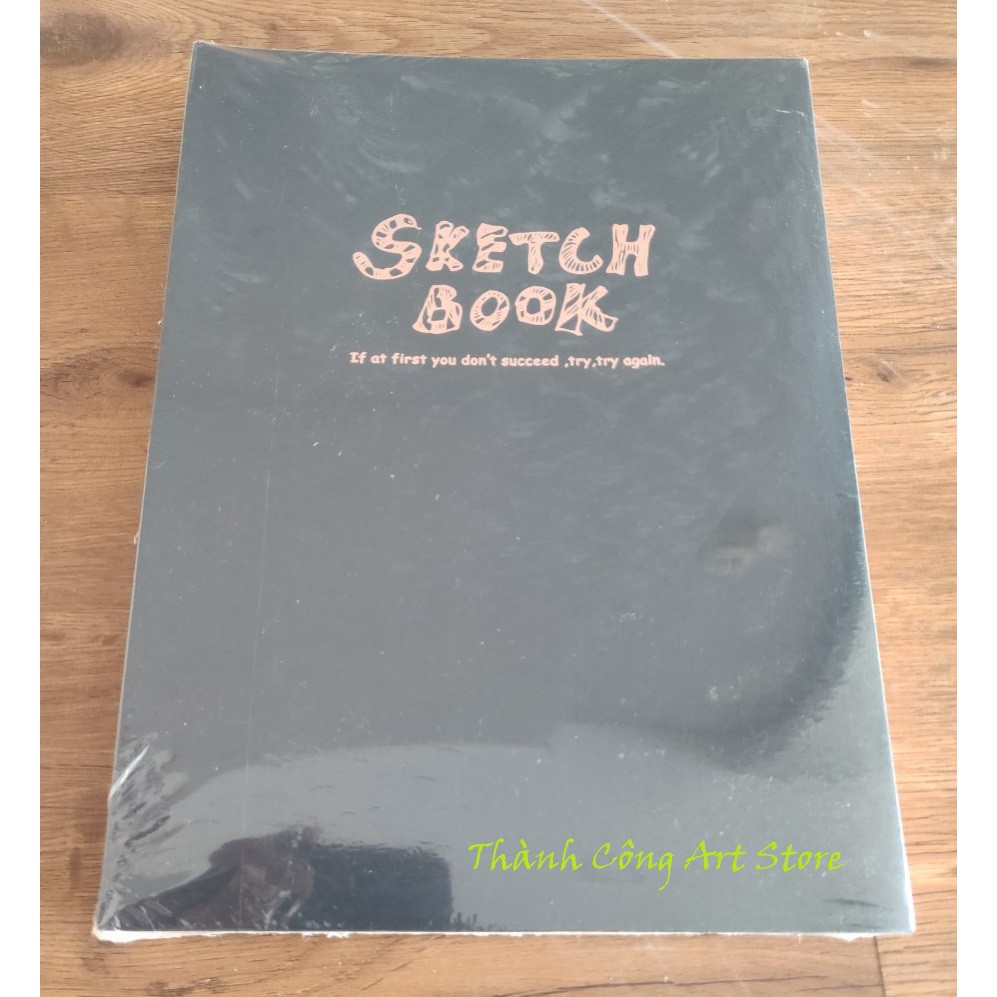 [TC Art Store] Sổ vẽ Sketch book nâu, đen A4, A5