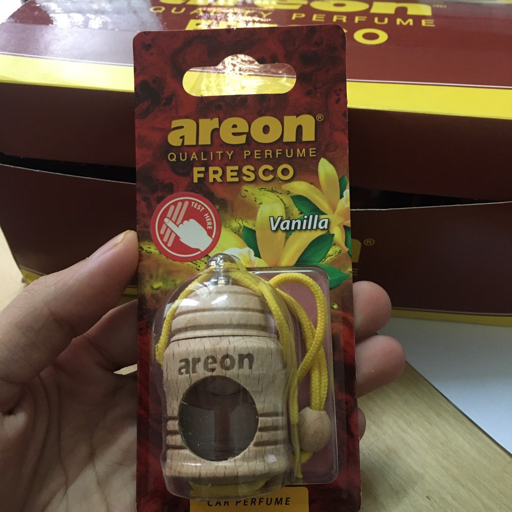 Tinh Dầu Khử Mùi Ô Tô Xe Hơi Cao Cấp - Areon Fresco (nhiều mùi)