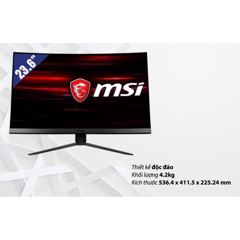 Màn hình máy tính MSI Optix MAG241C 23.6 inch FHD VA 144Hz Gaming - Bảo Hành Chính Hãng 36 Tháng