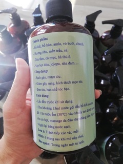 Dầu gội bồ kết thảo dược