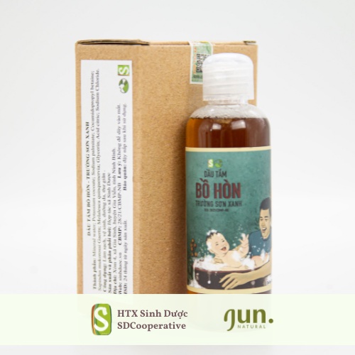 Dầu tắm Bồ hòn - Trường Sơn Xanh 100ml
