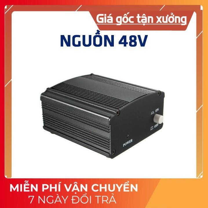 [CHẤT LƯỢNG CAO] Nguồn Phantom 48V Cho Micro Thu Âm Condenser, giành cho mua kèm micro CONDENSER