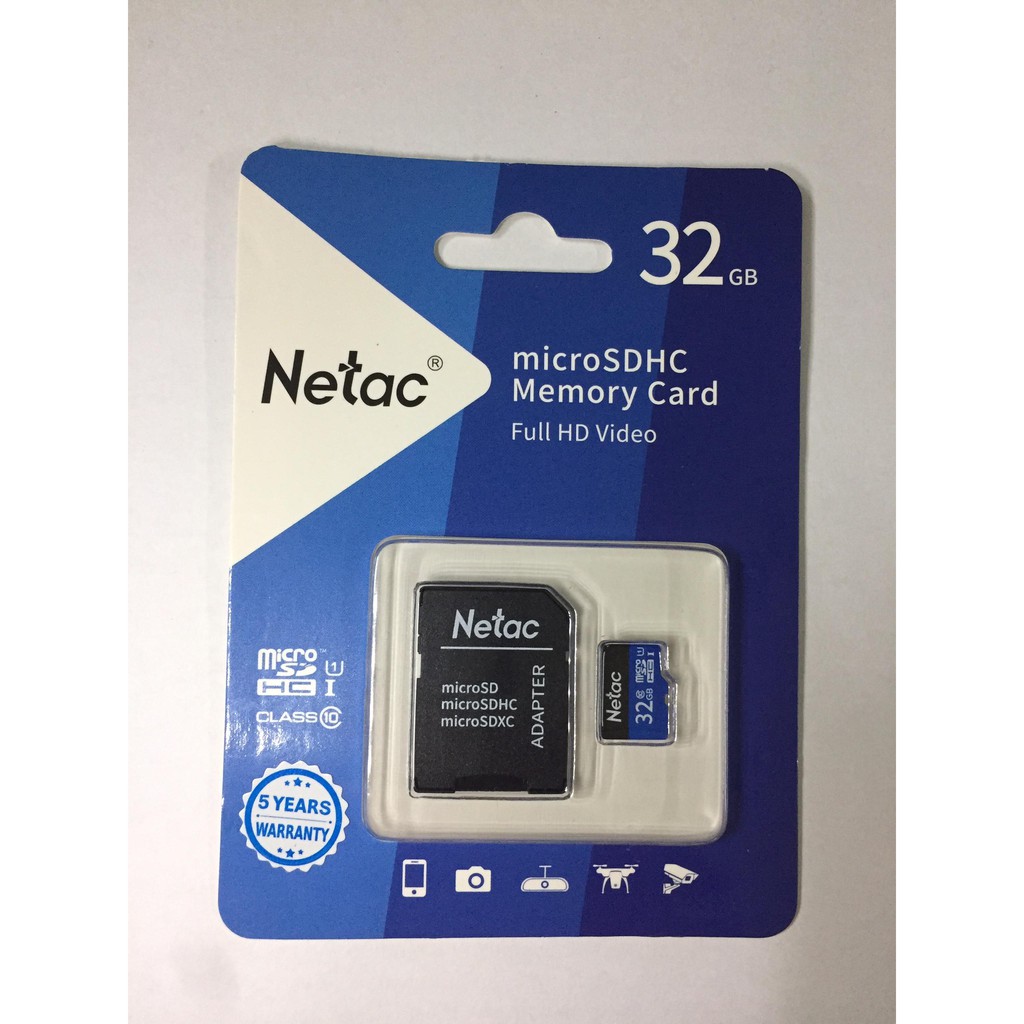 Thẻ nhớ Micro SD 32G NETAC