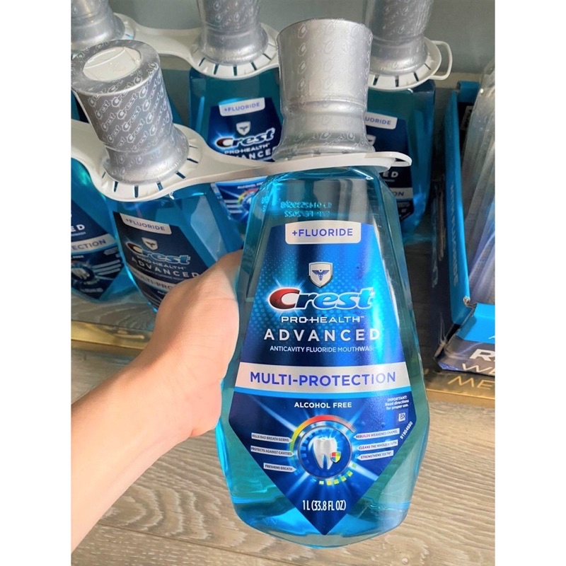 Nước súc miệng CREST chai 1 lít [Mỹ]