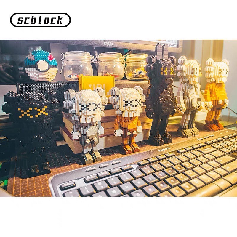 Mô Hình Lắp Ráp Lego 3D  Kaws Moc Model - Lego Kaws Moc Model