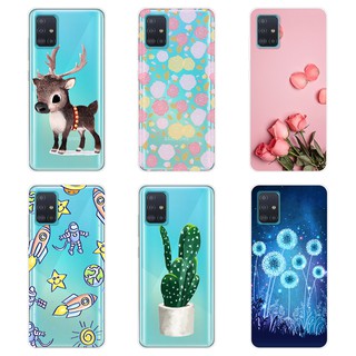 Ốp điện thoại in họa tiết hoạt hình dễ thương dành cho SAMSUNG A51