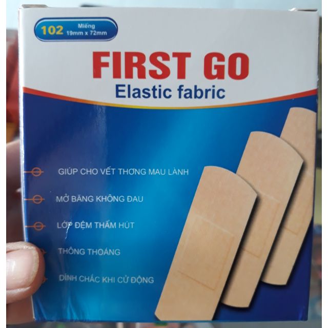 Băng cá nhân FIRST GO 102 miếng