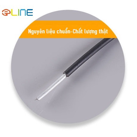 Dây buộc lõi thép vỏ nhựa 100m, dây buộc dây điện, dây buộc cây, lõi thép 0.45mm