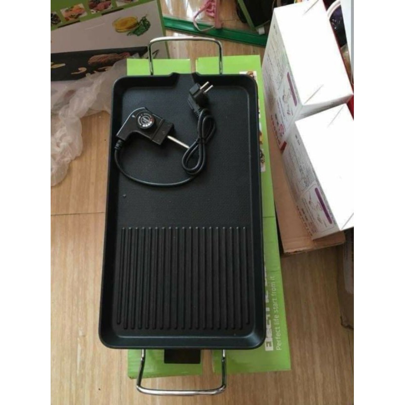 Bếp Nướng Cao Cấp Electric Barbecue Plate DS-6048 Hàng Chính Hãng BH 12 Tháng