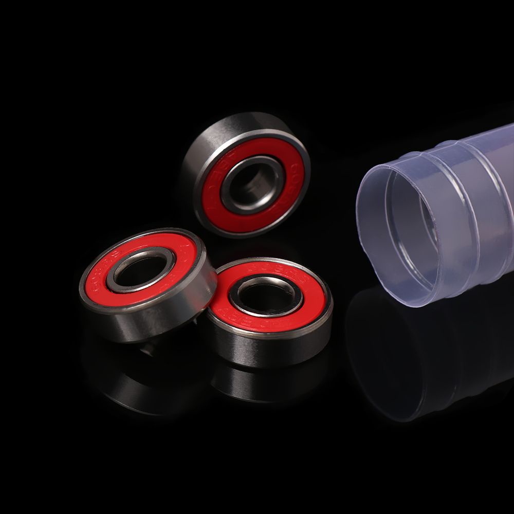 10 vòng bi 608RS bằng thép carbon bền chống mòn nhiều màu sắc dành cho ván trượt