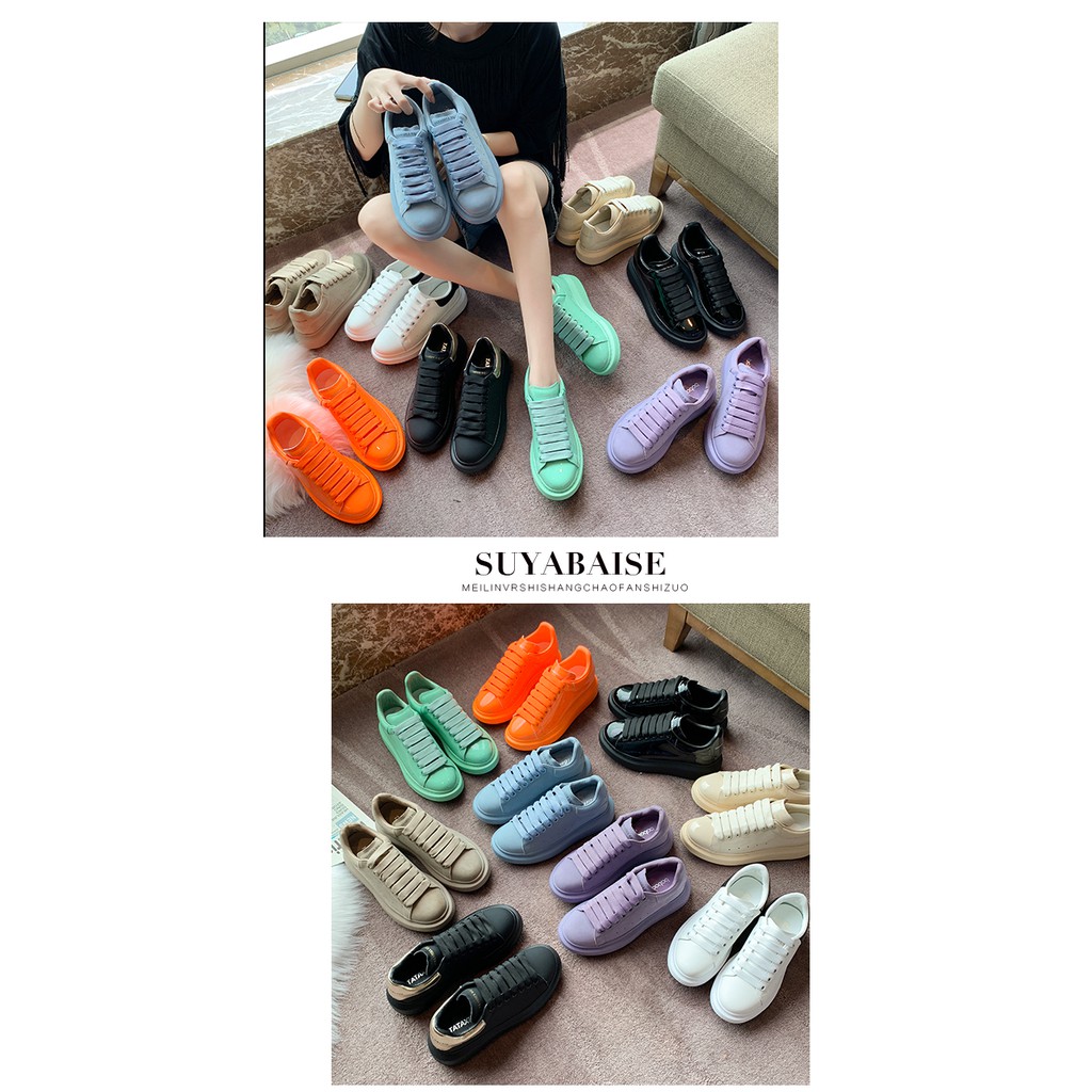 Giày sneaker thể thao nữ đế bánh mỳ COLOR BLOCK-ord