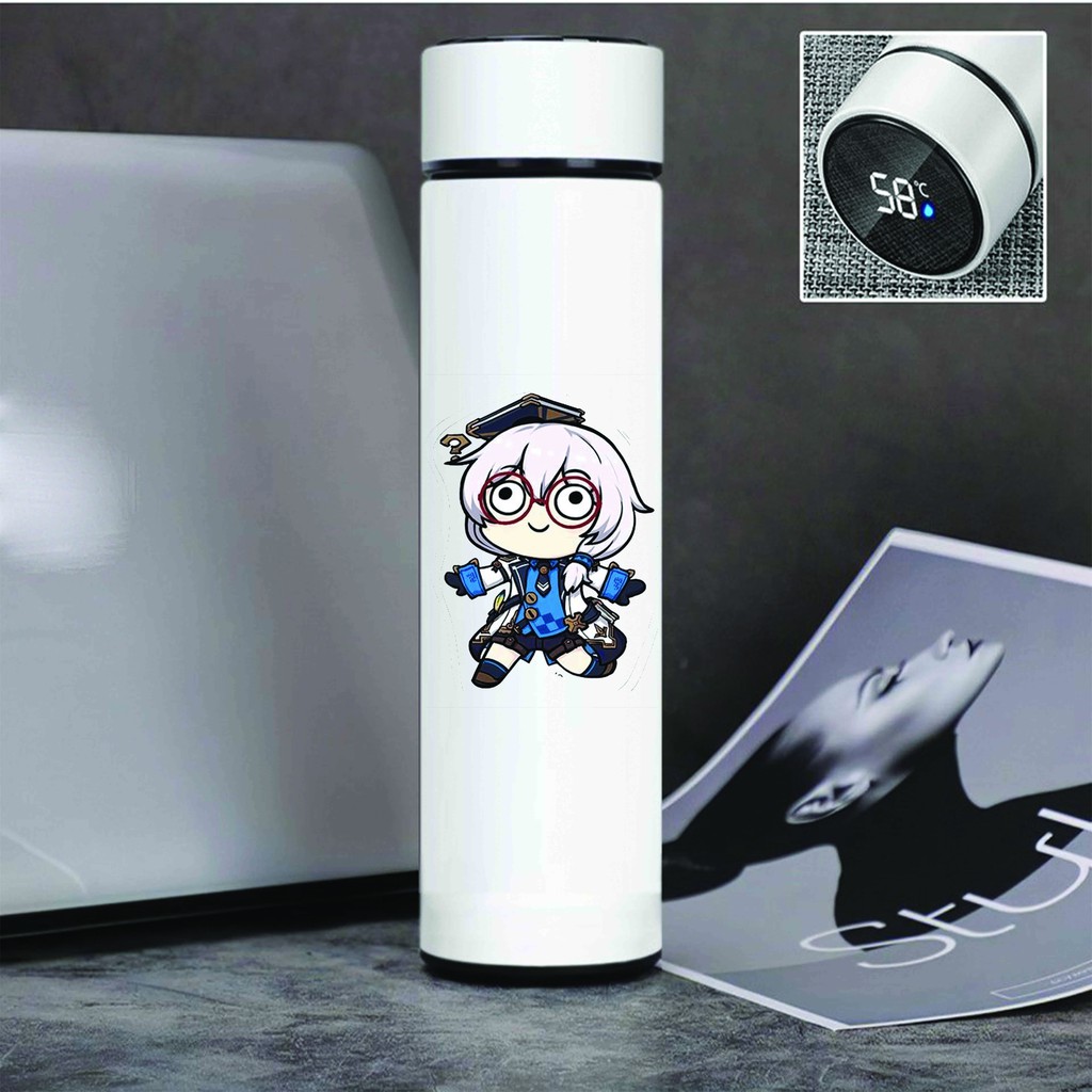 Bình giữ nhiệt đựng nước in hình HONKAI IMPACT game tiện lợi xinh xắn anime chibi