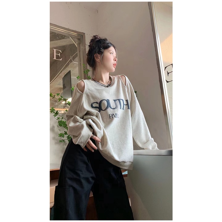 Áo Thun Nữ Dài Tay Cổ Tròn Thời Trang Hàn