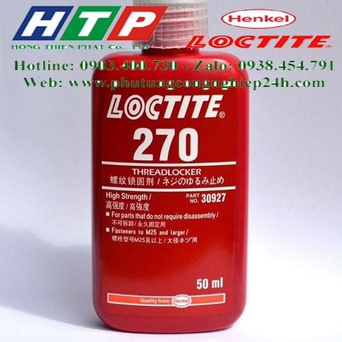 Hướng dẫn sử dụng keo loctite 270-50ml