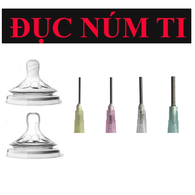 Dụng cụ dùng để dập lỗ núm ti tiện lợi