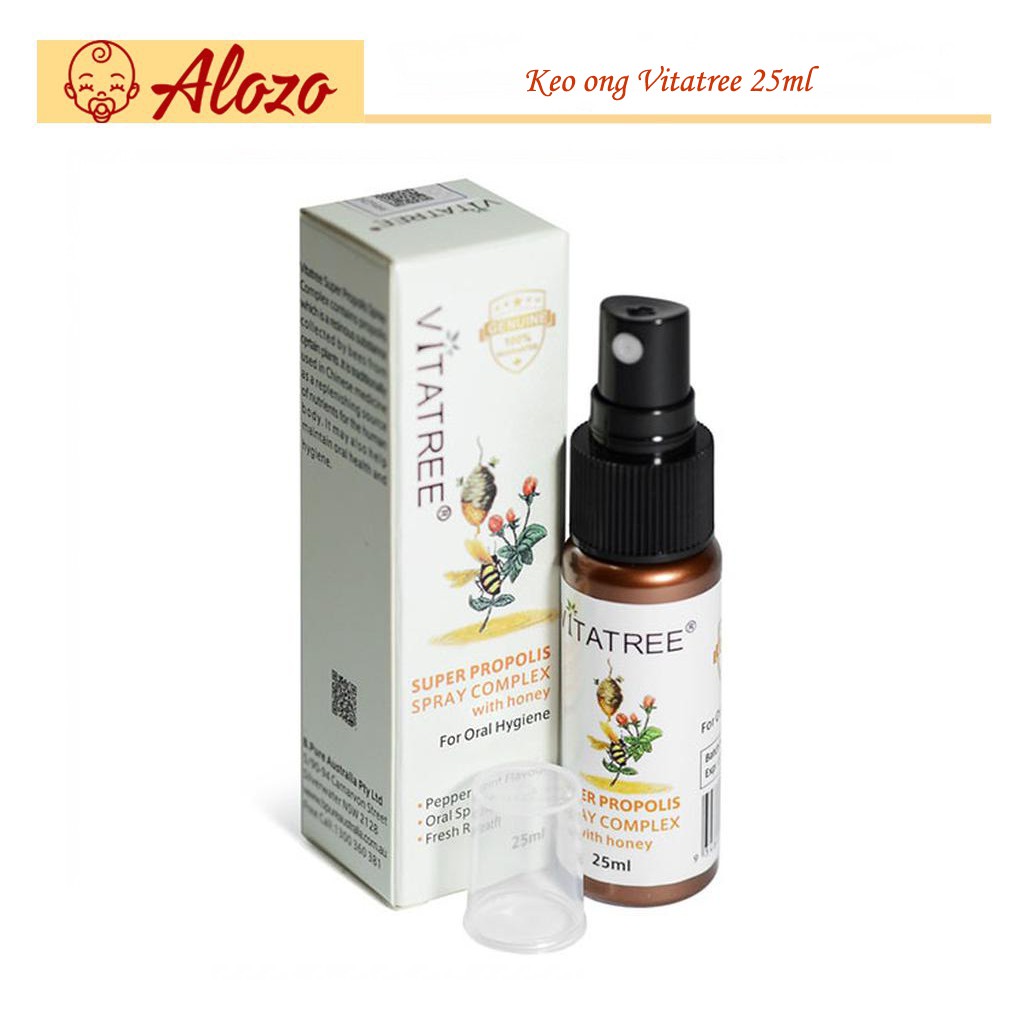 Xịt keo ong Vitatree 25ml Úc