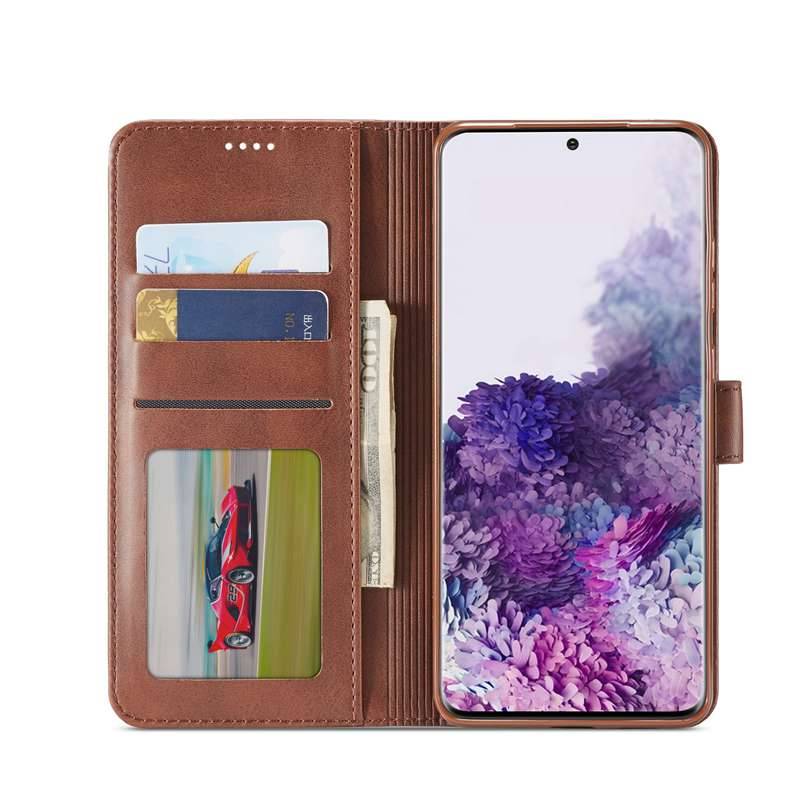 Bao da điện thoại ví lật từ tính cho Samsung Galaxy Note 20 Ultra Note 8 9 10 Plus
