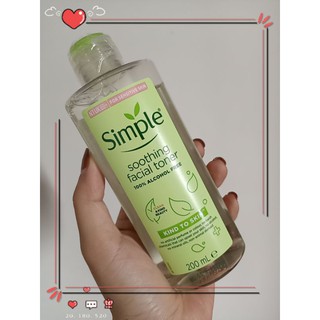 Simple uk soothing facial toner